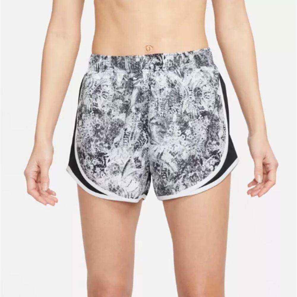 New ~ NIKE ~  Women's DRI-Fit Tempo Printed Running Shorts Size XS